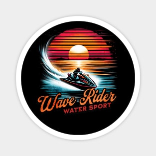 Wave Rider Water Sport Jetski Design Magnet